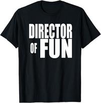 DIRECTOR OF FUN Party Wedding Planner Event Coordinator Unisex T-shirt S