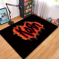 K-Korn Music Concert Rock Band World Tour Printed Carpet Carpets for Bed Room Rugs for Living Room Washroom Floor Mat 40x60cm