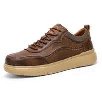 Fashion Stylish Wide Version Men Genuine Leather Muller Shoes Outdoor Flat Designer Antiskid Walking Oxford Shoes For Comfy All Day Wear 38 ruda