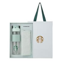 Starbucks Clear Mint Green Sports Cup Set white