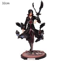 Naruto Varnos Rūmai Itachi GK Uchiha Itachi Statula Anime Modelis Papuošalai Rankų darbo Kolekcija Dovana black