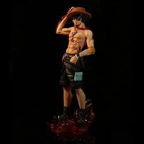 Anime One Piece 10-ojo jubiliejaus Ugnies Kumštis Escal D Ace Luffy Brolio Figūrėlės Žaislai Portgas D Ace PVC Veiksmo Modelio Lėlės Dovanos