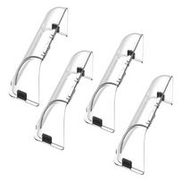 4Pcs Magnetic Adjustable Vent Covers Easy Installation Clear Adjustable Floor Vent Deflector Outlet Air Vent Diverter 1