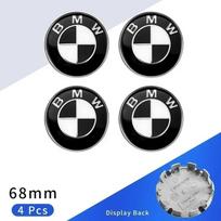 4 vnt. 68 mm automobilio ratlankio centrinio dangtelio lipdukai Stilius BMW E46 E39 E90 E60 E36 F30 F10 E34 E30 F20 E92 M3 M4 M5 X5 X6 juoda balta spalva