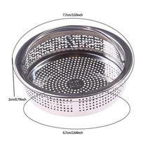 Stainless Steel Stopper Shower Drain Hole Filter With Handle Metal Sink Strainer Floor Drain For Kitchen height 2/4/4.7cm