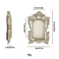 Elegant Vintage Picture Frame Resin Ornate Details Gold Antique Frame Can Be Placed Exquisite Baroque Decor Frame