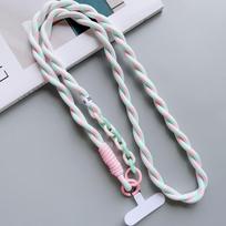 Nylon Braided Phone Lanyard Anti-lost Neck Hanging Cord  Phone Charm Accessories 06