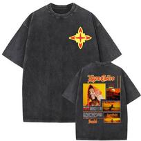Rapper Ryan Castro Sende Album Tour  Graphic T Shirt Men Women Vintage Washed Hip Hop Pop Music Tshirts  Cotton Tshirt S
