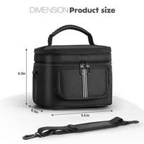 Portable Power Station Bag Anti-drop Travel Storage Bag with Shoulder Strap Handle for Ecoflow River 2 Pro/River 2 Max//3/3 Plus