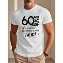 Men's Funny French Humor Graphic T-Shirt Lightweight Summer Short Sleeve Round Neck Casual Top S įvairiaspalvis