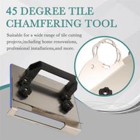 New 45 Degree Tile Chamfering Tool -Angle Grinder Stand for Tile 45° Chamfer Cutting,Grinder Tool for Cutting Ceramic Stone NONE
