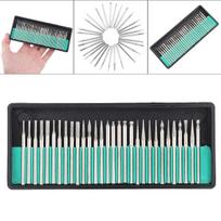30 Pcs Diamond Burr Bits Set, Multipurpose Rotary Tool Attachments for DIY Craft Engraving, Polishing and Multi-Material Carving Works