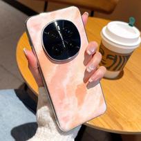 For Honor Magic 7 7 Pro 7 RSR Plating Watercolor Brilliant Texture Drop Resistant Fingerprint Phone Case For Magic 7 RSR rožinė