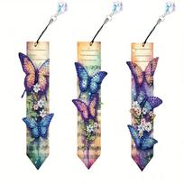 3Pcs Animal Themed DIY Diamond Painting Art Bookmarks Irregular Shaped Diamonds for Readers Home Office Book Decor & Gift Idea