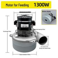 Fish Pond & Chicken Coop Automatic Feeder Dispenser Motor Accessories gray