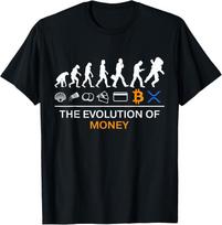The Evolution Of Money Funny Bitcoin Ripple XRP To The Moon T-Shirt S įvairiaspalvis
