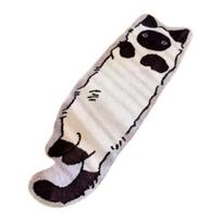 Cute Cat Bath Rug Irregular Animal Shaped Floor Mat 40x120cm M
