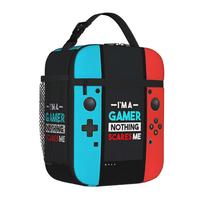 Insulated Lunch Tote Bag Games Console Handheld Gamer Trendy Controller Cooler Thermal Lunch Food Box Multifunction For School One Size