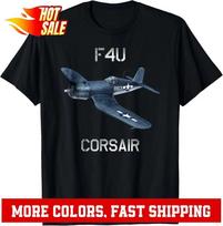 F4U Corsair Vintage US WW2 Warbird Fighter Plane TShirt Unisex T-Shirt XXL
