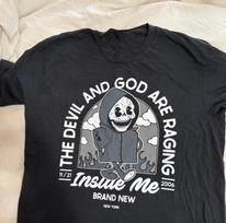 Brand New The Devil and God Are Raging Inside Me tour 2025 Tshirt size S5XL Unisex T-Shirt XL
