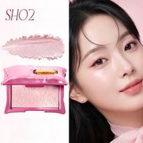 1Pc High-gloss Powder Silky, Delicate and Natural Three-dimensional High-gloss Powder, Easy To Color and Highlight with Makeup white