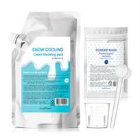 Medi Flower kreminė modeliavimo kaukė Snow Cooling 700g + miltelių kaukė 40g + matavimo indeliai white