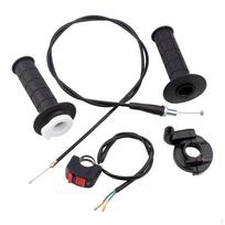 Throttle Accelerator Handle Grips Cable Set for 50cc 150cc, 250cc Mini Bike Professional,