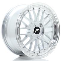 JR Wheels JR23 18x8 ET20-42 5H BLANK Hyper Silver w/ Machined Lip Alloy Wheel