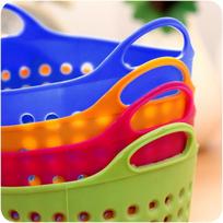 Desktop finishing box Mini random portable circle mesh storage basket, sundries storage basket, pen holder storage basket 1
