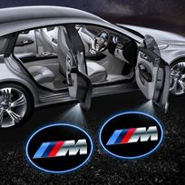 2 vnt./kompl. M LOGO emblema Automobilio durų projektoriaus lempos LED pasveikinimo šviesa Automobilio priedai BMW F30 F10 F15 E30 E46 E90 E60 M1 M2 M3 M4 M5 M6 M7 M8 2Pcs M