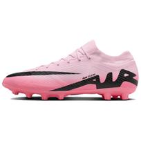Nike Mercurial Vapor 15 Lightweight Comfortable HG Soccer Shoes Unisex Soccer Shoes Pink Black DJ5602-601 40