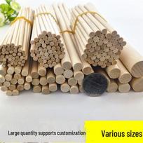 Apvalios beržo medienos lazdelės DIY architektūriniams modeliams - Mažos medinės ledų lazdelės 20mm x 5mm, 1 piece