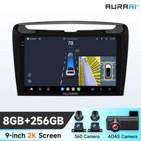 Hizpo 2K Screen Wireless Apple Carplay Android Auto for Renault Twingo 3 2014-2024 Car Infotainment Multimedia Player GPS Stereo Intelligent Screen S8 8Core 8G 256G9inch ADASC2,360C3