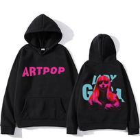 Lady Gaga Hoodie Double-sided Printing Comfortable Aesthetic Sweatshirts With Hooded Gothic Clothing Moletom Pullovers S black