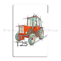 Vladimirets T25 Old Tractor Metal Signs Printing Decoration Decoration Cinema Create Tin Sign Poster 20x30cm（7.8x11.8inch）