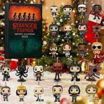 Stranger Things 2025 Advento kalendorius Akriliniai papuošimai Kalėdų atgalinio skaičiavimo dėžutė