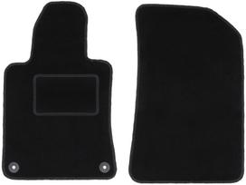 Front mats black for: Peugeot 508 I sedan, station wagon, SW, RXH (2010-2018)