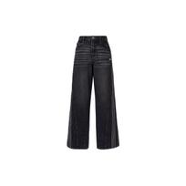 Adidas Originals Adicolor Classic Snake Year Limited Wide Leg Striped sportiniai džinsai moterims, vidutinio džinsinio juodumo, JX6865 25