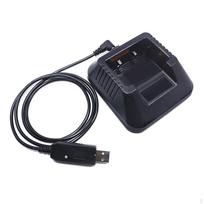 USB Charging Cable for UV5R UV82 Walkie Talkie With Base