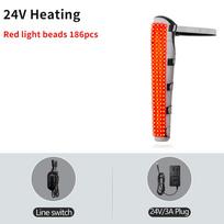 Red Light Therapy Leg Hip Massager 360° Vibration Kneading Infrared Heat for Arthritis Pain Relief Sciatica Nerve Soother EU-Plug