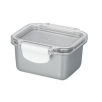 304 nerūdijančio plieno duonos kepimo forma su sandariu dangčiu, gili, nelipni kepimo forma, nerūdijanti duonos kepimo indas, kepimo reikmenys 400ML