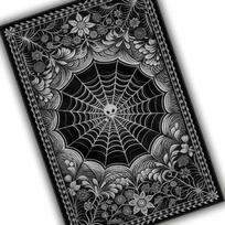 Gothic Spider Web Area Rug Black Gothic Carpet for Dark Academia Decor Goth Area Rugs Living Room Rug Washable Living Room Rug 40x60cm