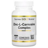 California Gold Nutrition, Zinc-l-Carnosine Complex, 90 Veggie Capsules