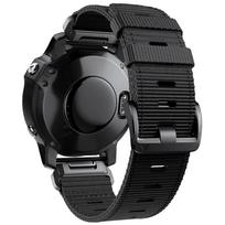 Quickfit nailono sportinis dirželis 22mm, skirtas Garmin Fenix 7X Pro 6X 5X 8X 8 Plus Tactix 7 AMOLED Epix Pro 51mm Enduro 2 26mm Atsegamas dirželis QuickFit 22mm gray