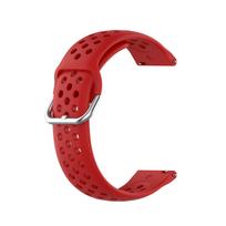 Galaxy Active2 Wrist Strap For Samsung Galaxy Watch Active 2 44mm 40mm SM-R830 SM-R820 Band Bracelet Gear Sport Watchband 20mm For Samsung Active 2 raudona