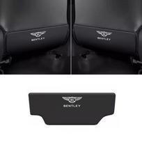 Leather Car Seat Back Anti Kick Pad Protection Mat For Bentley Continental GT MULLINER Bentayga Flying Hurtling Spur Accessories