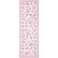 Corridor Carpet Runner Rug Machine Washable Non-slip Floor Mat Green Carpets Floral Ribbon Design Spring Home Decor Rugs 60x180cm