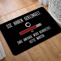 German Text Humorous Doormat  Doorbell Processing Request , Ultra Soft Non-Slip Fade-Resistant Rug for Multi-Room Decor 40x60cm