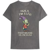 Disenchantment Unisex Adult Hola IÂ´m Elfo Cotton T-Shirt S juoda