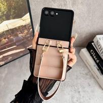 for Samsung flip7 Fashion Down Jacket Wrist Strap Case for Samsung Galaxy Z Flip 7 6 5 4 3 ZFlip Short Lanyard Shockproof Cover Galaxy Z Flip3 5G
